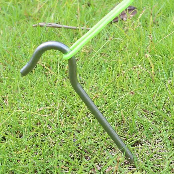 Кілочки з титанового сплаву Легкі стовпи для намету Кемпінгові кілочки для намету Портативний намет для ліктя Трав'яний намет Обладнання для намету для кемпінгу на відкритому повітрі 15 шт. /лот Ti4003P (6 шт. /лот Ti4004P 20 см (потовщення))