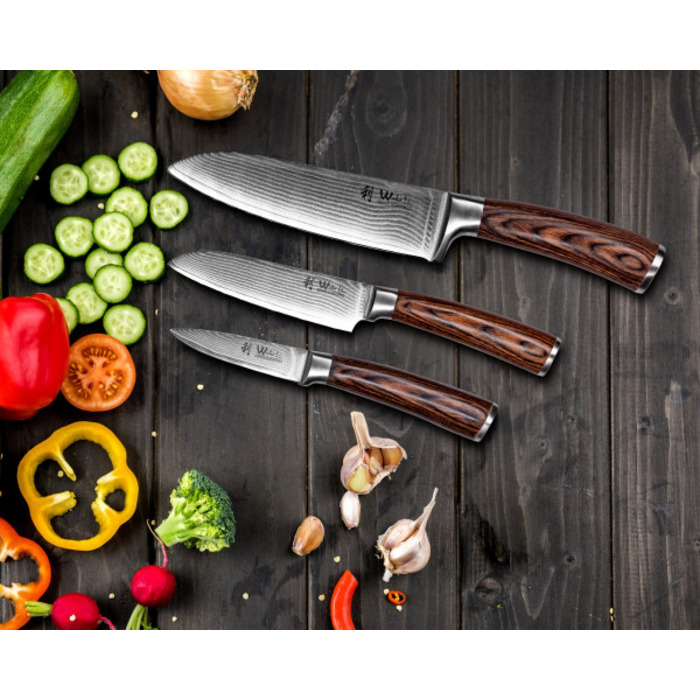 Набір ножів 3 предметів Wakoli