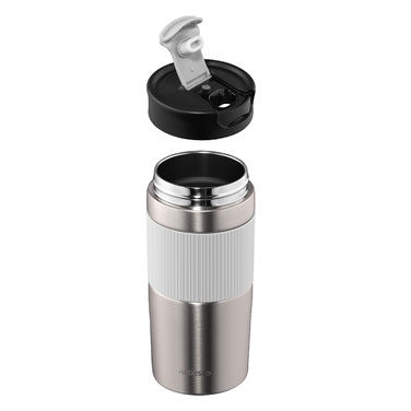 Термокружка ARDESTO Comfort 450 мл, нержавеющая сталь, серый