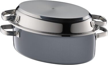 Жаровня багатоцільова 38 см з кришкою Fusiontec WMF