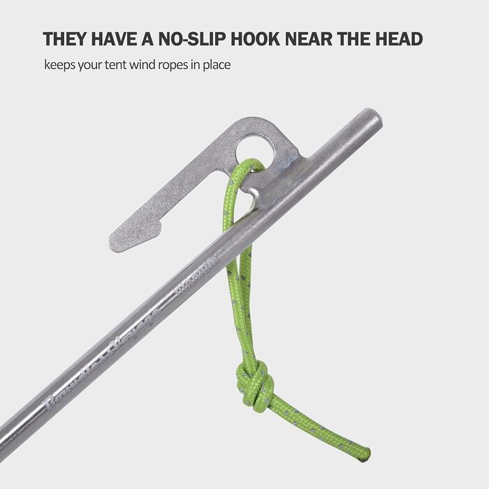 Титановые колышки для походов на открытом воздухе 6 шт. iBasingo