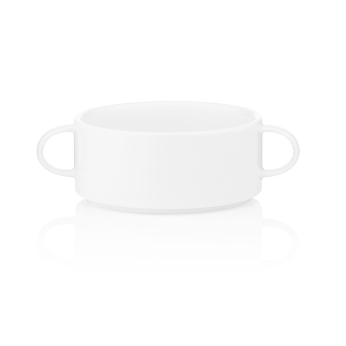 ARDESTO Бульонница Prato, 10.9см, 300мл, фарфор, белый