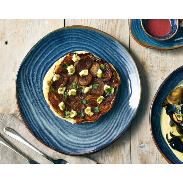 Тарілка плоска 28,5 см, синя, Organic, Genware