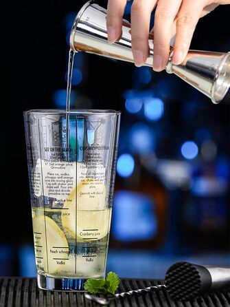 Набір шейкерів для коктейлів із 4 предметів, 400 мл ASIFMTHOT