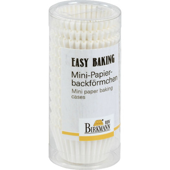 Набір форм для випічки міні-маффинов, 200 шт, 4,5 см, білий, Easy Baking RBV Birkmann