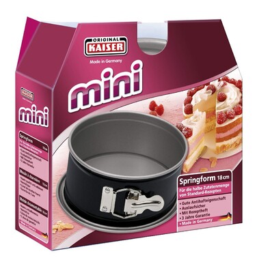 Форма для випічки розємна кругла Ø 18 см Mini Kaiser