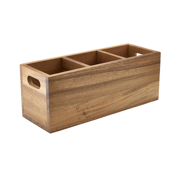 Ящик для столових приладів дерев'яний 30*11*h 11.5 см, Acacia Wood, Genware