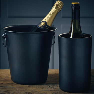 Кулер, охолоджувач для вина 12*20 см, чорний, GenWare