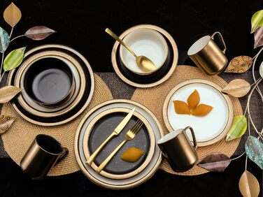 Серия MODERN INDUSTRIAL, набор посуды, комбинированный сервиз 16 шт. (белый, комбинированный сервиз 16 шт.), 23592