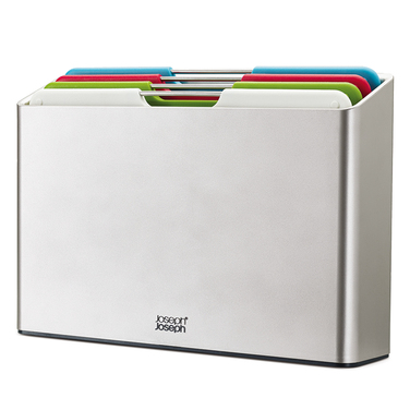 Набір обробних дощок, 7,5 х 22,2 х 32 см, срібло Folio Regular Joseph Joseph