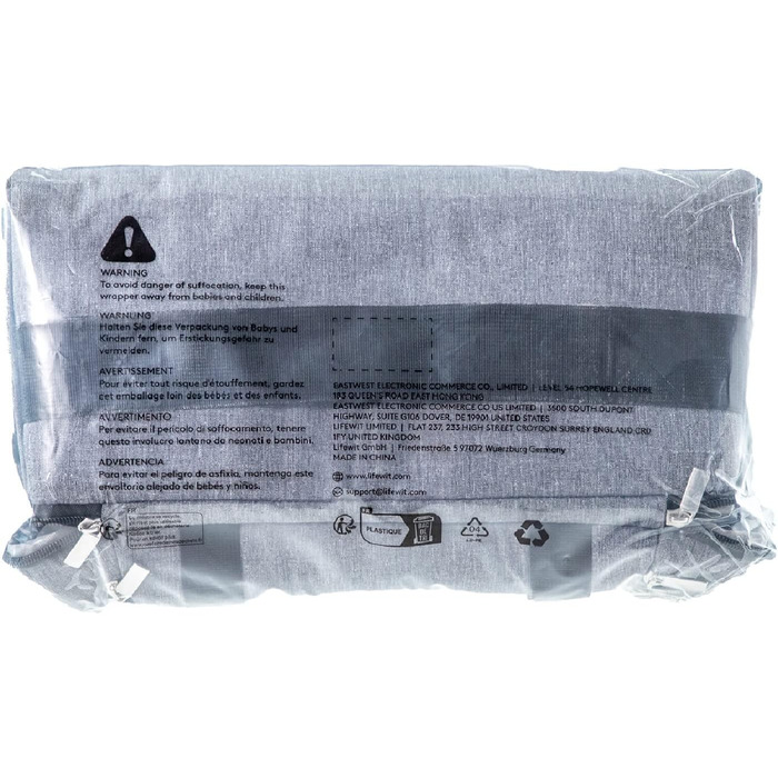 Сумка-холодильник 23 л серый Lifewit