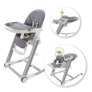 Дитячий стільчик для годування зі знімним підносом та ігровою аркою Engel & Storch