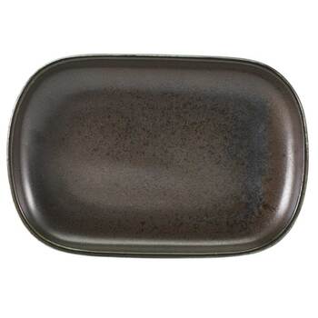 Страва прямокутна 34.5x23.5 см, Terra Porcelain Black, GenWare