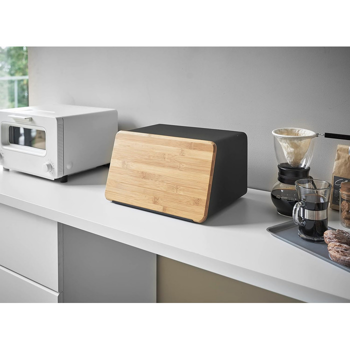 Хлібниця YAMAZAKI Tower, нержавіюча сталь, один розмір (чорний)