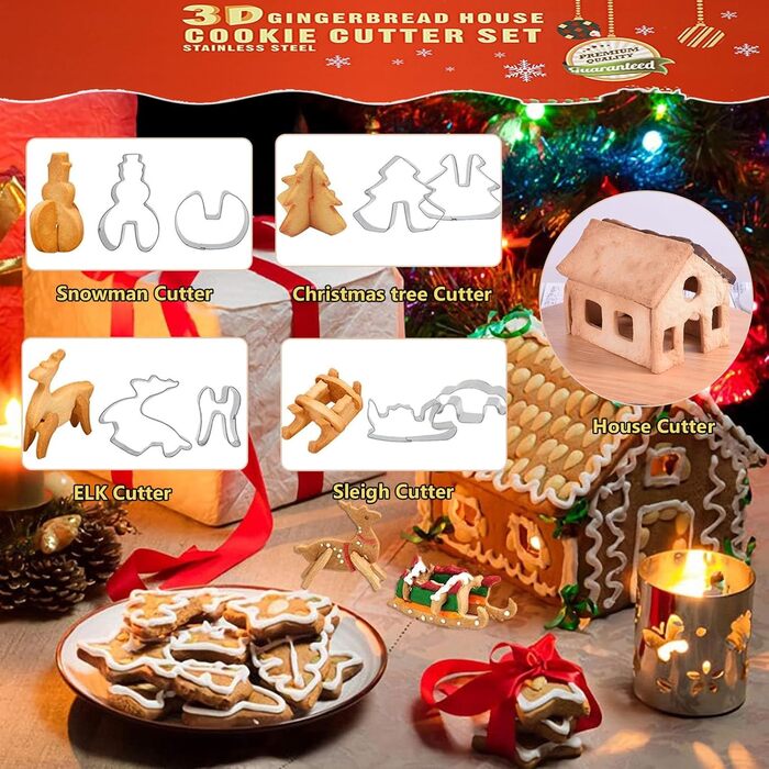 Набір формочок для печива 18 шт. з нержавіючої сталі WishesMar