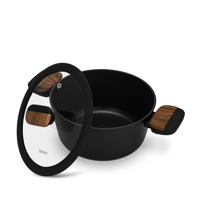 Каструля зі скляною кришкою 20 см 2,67 л FEORELLA Fissman