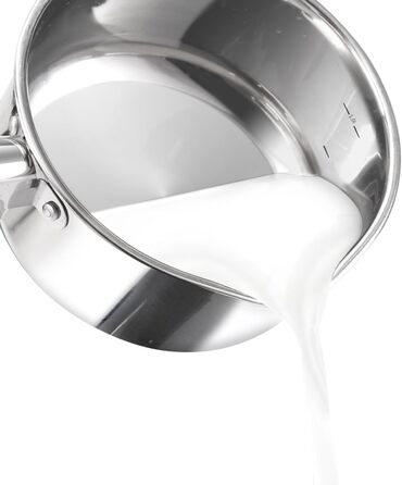 Набір каструль з нержавіючої сталі зі скляними кришками, 7 предметів Fuexmotco