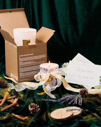 Необычайно большая ароматическая свеча с ванилью 990 г, время горения 150 часов M&SENSE