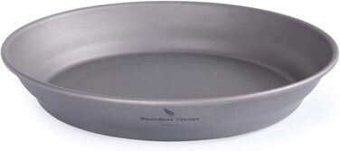 Мл Титановые миски Тарелка Сверхлегкая одностенная чаша Тарелка На открытом воздухе Посуда для кемпинга Кухонная утварь с сумкой для переноски Ti1107T (Ti1108T Plate S.), 800