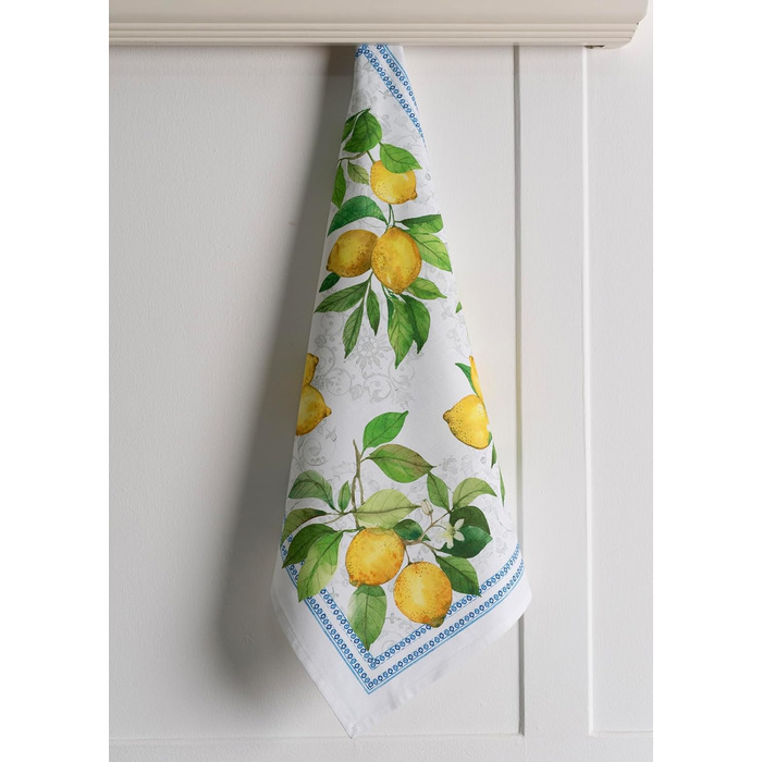 Набір з 3 багатоцільових кухонних рушників Maison d&39 Hermine Сільське Різдво зі 100 бавовни Барні рушники День подяки/Різдво (50 см x 70 см) (15 - Cedrat)