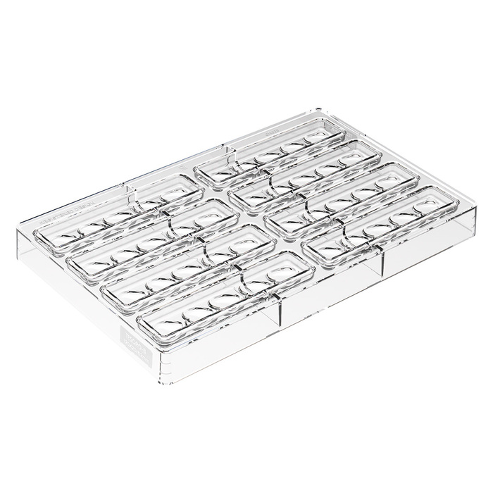 CH035 - TESORO B Форма для шоколаду 120x25 h12 мм (30 мл x 8)