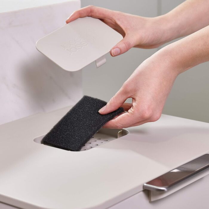 Контейнер для сміття подвійний 40 л білий Totem Compact Joseph Joseph