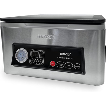 Камерний вакуумний пакувальник з нержавіючої сталі 4 л, 72 л/хв maxxo