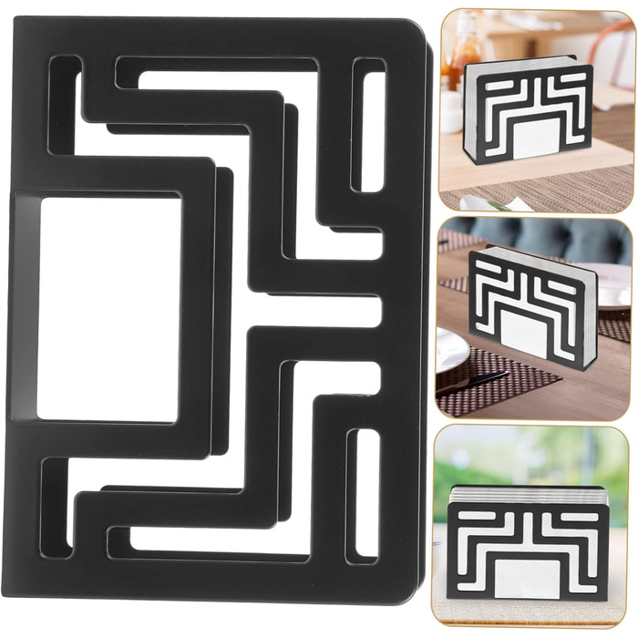 Современный металлический держатель для салфеток 12 х 8,5 см HOMSFOU