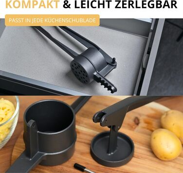 Прес для картоплі фрі, 41 см антрацит Westmark