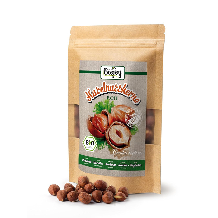 Лісовий горіхи-ядра фундука без добавок 250 г Biojoy