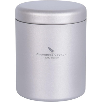 Безмежна подорож Титанова чайна каністра Caddy Відкрита портативна консервна банка для кавових приправ (YTI3209D)