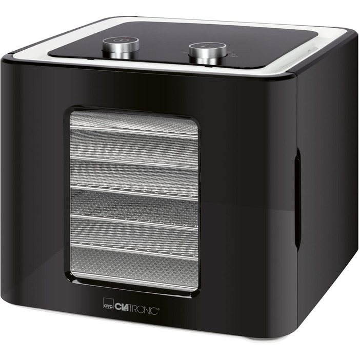 Дегідратор на 6 полиць, 450 Вт, чорний Clatronic