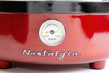 Аппарат для попкорна 5,5 л в ретро-стиле красный Nostalgia