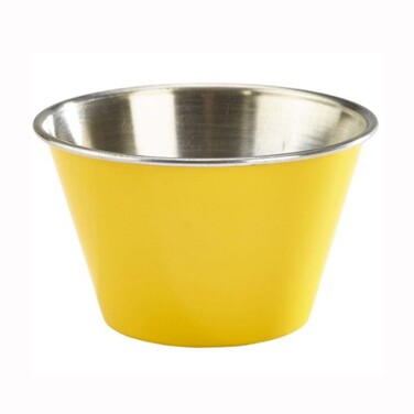 Соусник металевий 170 мл, жовтий GenWare