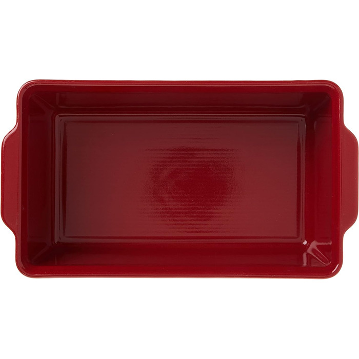 Хліб Emile Henry Bread Bakker, кераміка, вугілля, 25x15x12,5 см (червоний, 240x150 мм)