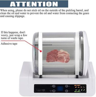 Вакуумний маринатор для м'яса та овочів білий Lakenbroade