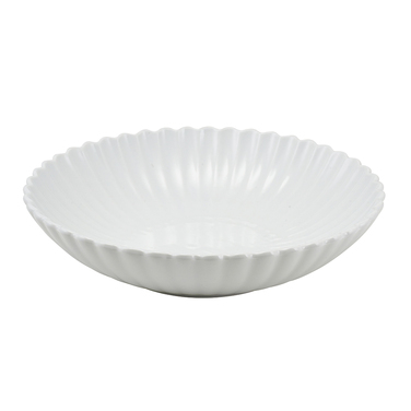 Салатник 1100 мл, 23 см, Incise Porcelain Scalloped, GenWare