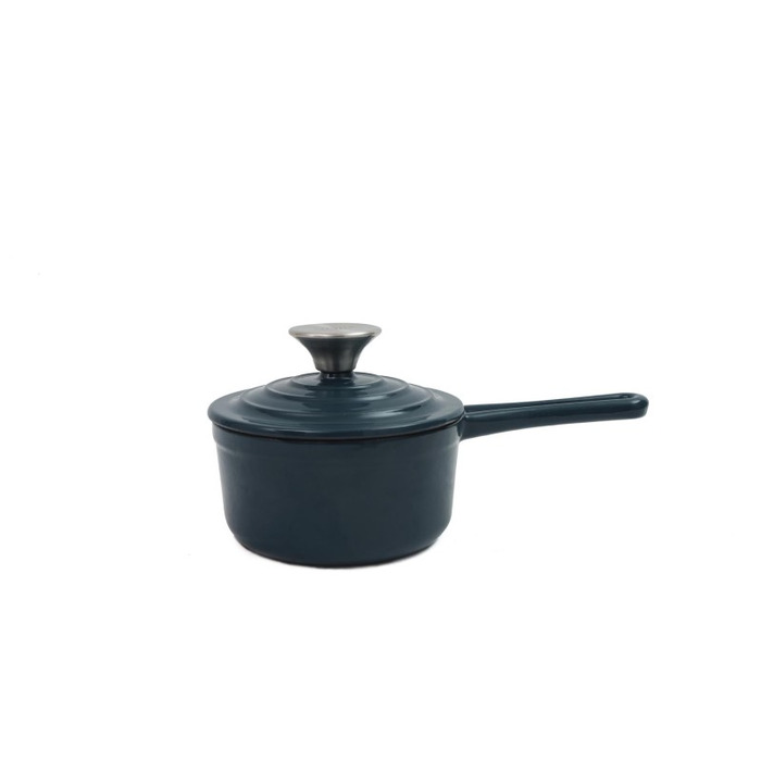 Сотейник з кришкою 14 см темно-зелений Tierra  NOIS