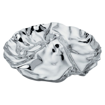 Блюдо 28,4х4х28,4 см металлик Pepa Alessi