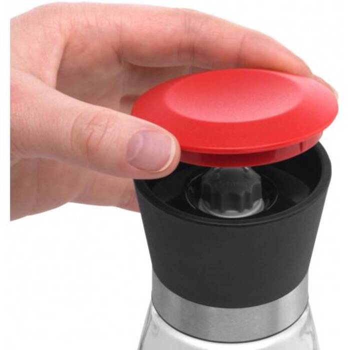 Млин для спецій без наповнення, чорно-червона 13,5 см Silit