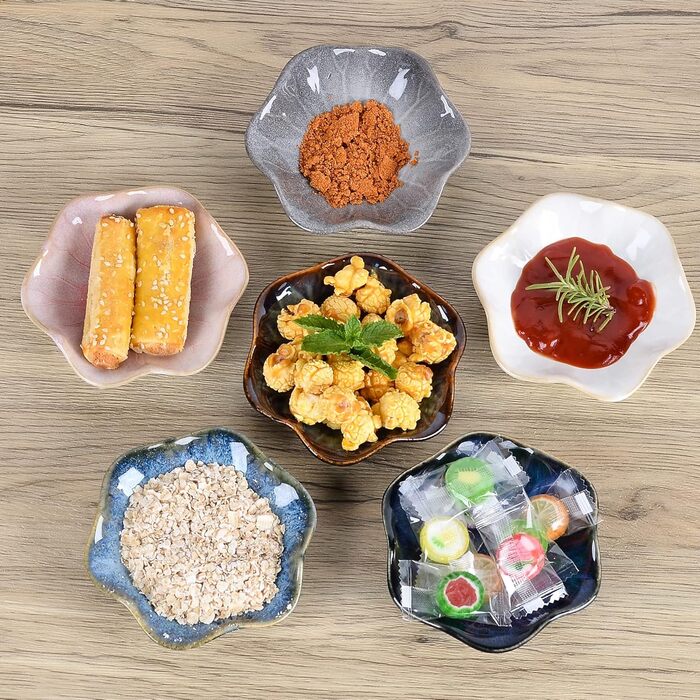 Керамічні миски для соусу 6 шт 88 мл NOVAJOY