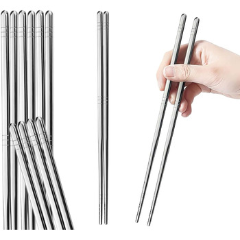 Металеві палички для їжі 5 пар tiokin
