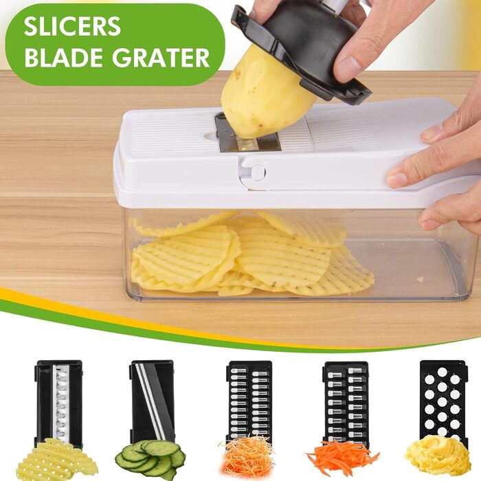 Овочерізка з контейнером 1,2 л білий SGAONSN