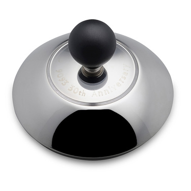 Чайник со свистком 22х22,5х24 см металлик/черный Tea Rex Alessi