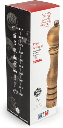 Високоякісний ручний виготовлений I з індивідуальним регулюванням помелу I Кухонні аксесуари I (соляний млин, антикварний), 22