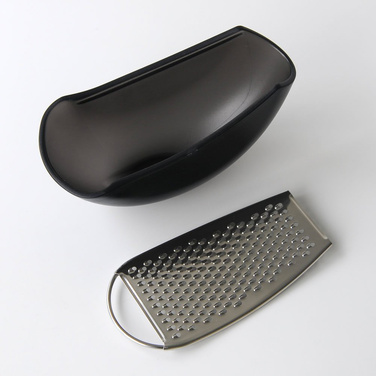 Тёрка 7,8х15,5х7,5 см черная Parmenide Alessi