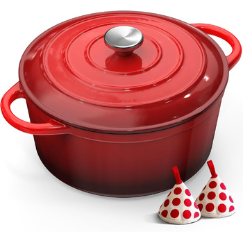 Чавунна форма для запікання 26 см з кришкою Topbooc