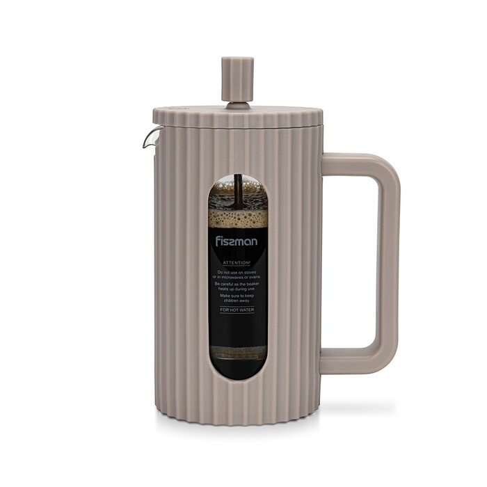 Заварювальний чайник Fissman з поршнем 600 мл скляна колба (9145)