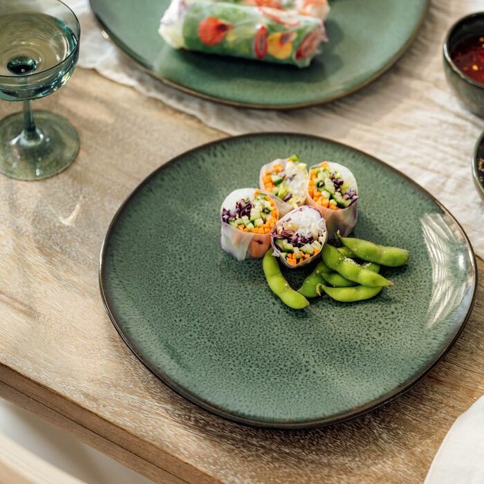 Обідня тарілка 28 см зелена Lave Villeroy & Boch