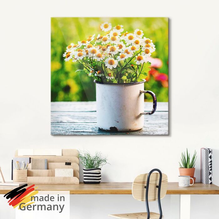 Картина цільна 40 x 40 см "Ромашки" ARTLAND